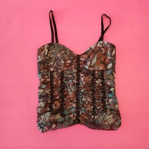 Jessica Simpson Sz S Soft Ruched Camisole
